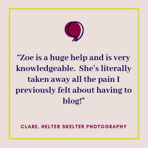 Testimonial from Helter Skelter Photography