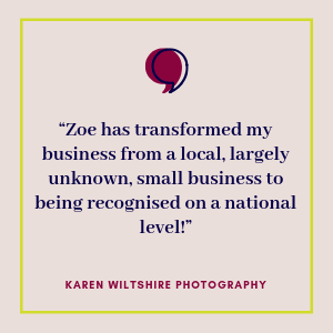 Testimonial from Karen Wiltshire Photography